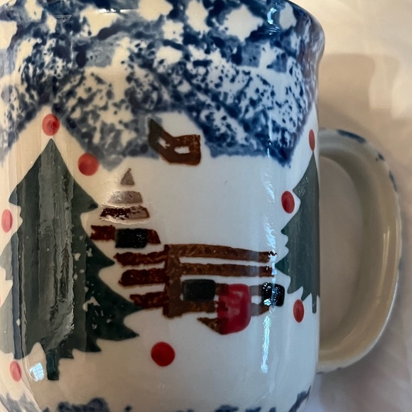 Folk Craft by Tienshen Set of 10 Cabin In The Snow Mugs/Cups - Picture 4 of 7